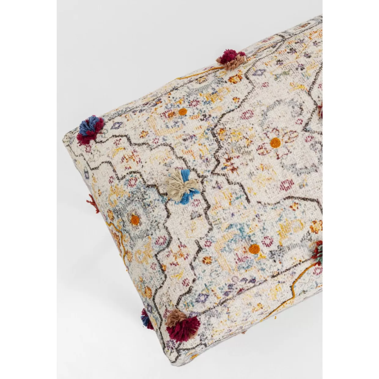 Panchina Design Moderna Desna - Patchwork Cremoso Multicolore, 80 cm KARE