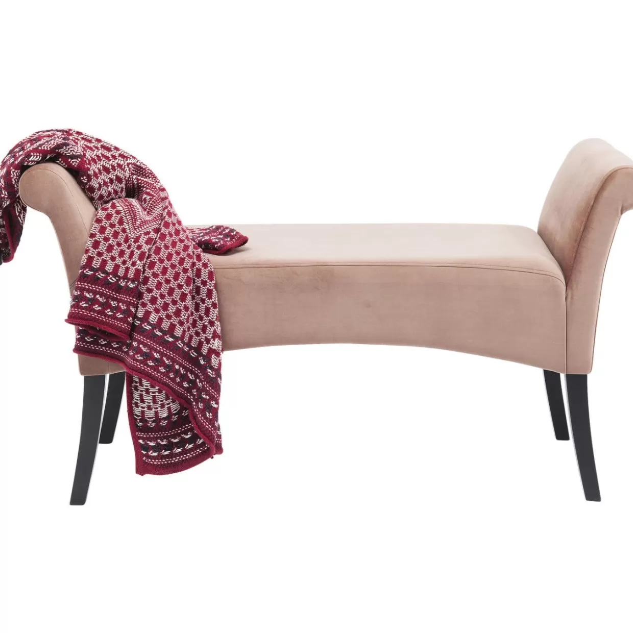 KARE Design Panche Eleganti | Collezione Velvet Multicolor Rosa con Design Accattivante per Arredamento Raffinato
