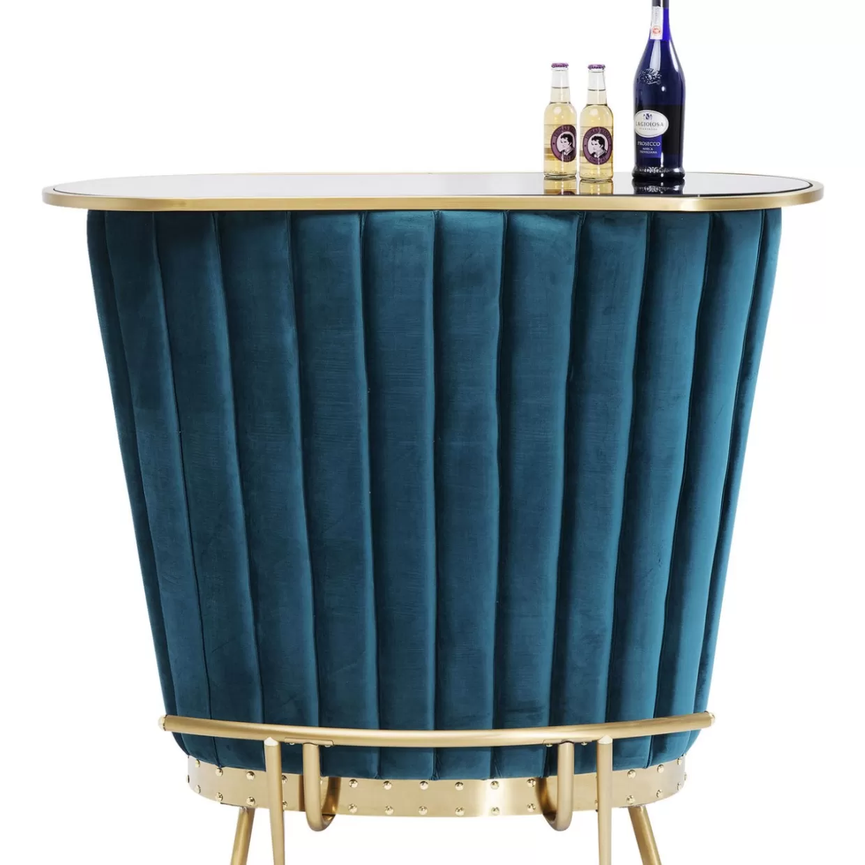 Bar Elegante per Aperitivi Dorati - Collezione Design KARE
