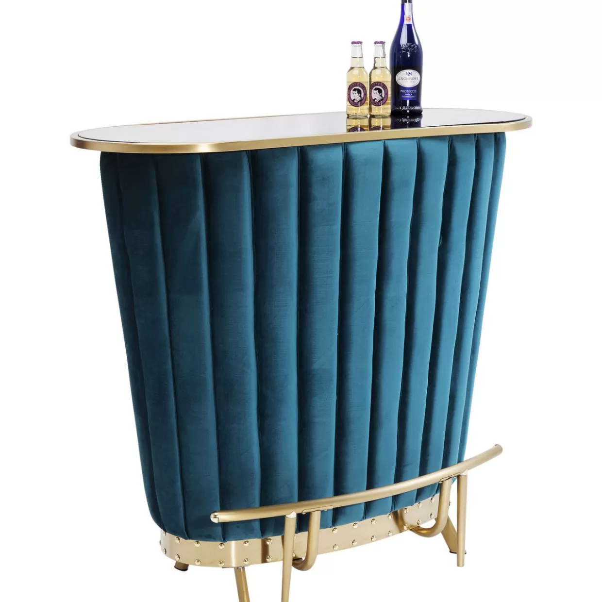 Bar Elegante per Aperitivi Dorati - Collezione Design KARE