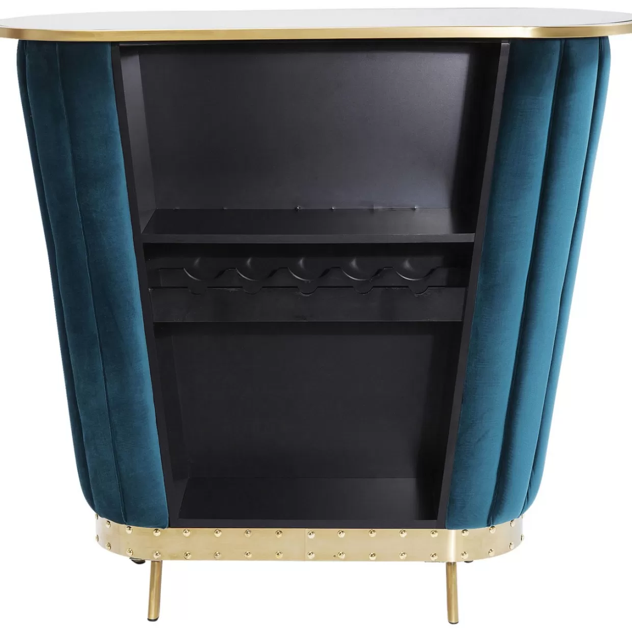 Bar Elegante per Aperitivi Dorati - Collezione Design KARE