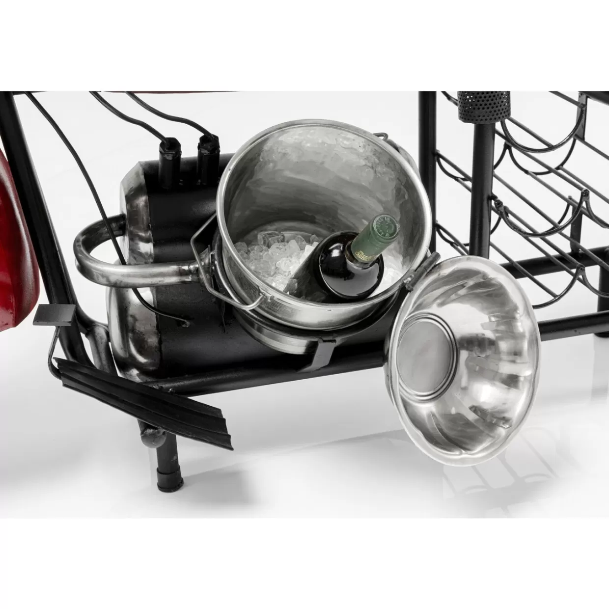 Lounge Iconico KARE - Bancone Bar con Design Futurista Stile Moto 

（：，
