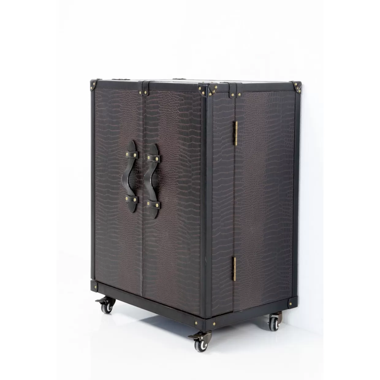 KARE Design - Credenza Bar Globetrotter con Stile Unico, Formato Medio per Appassionati di Viaggi

(
