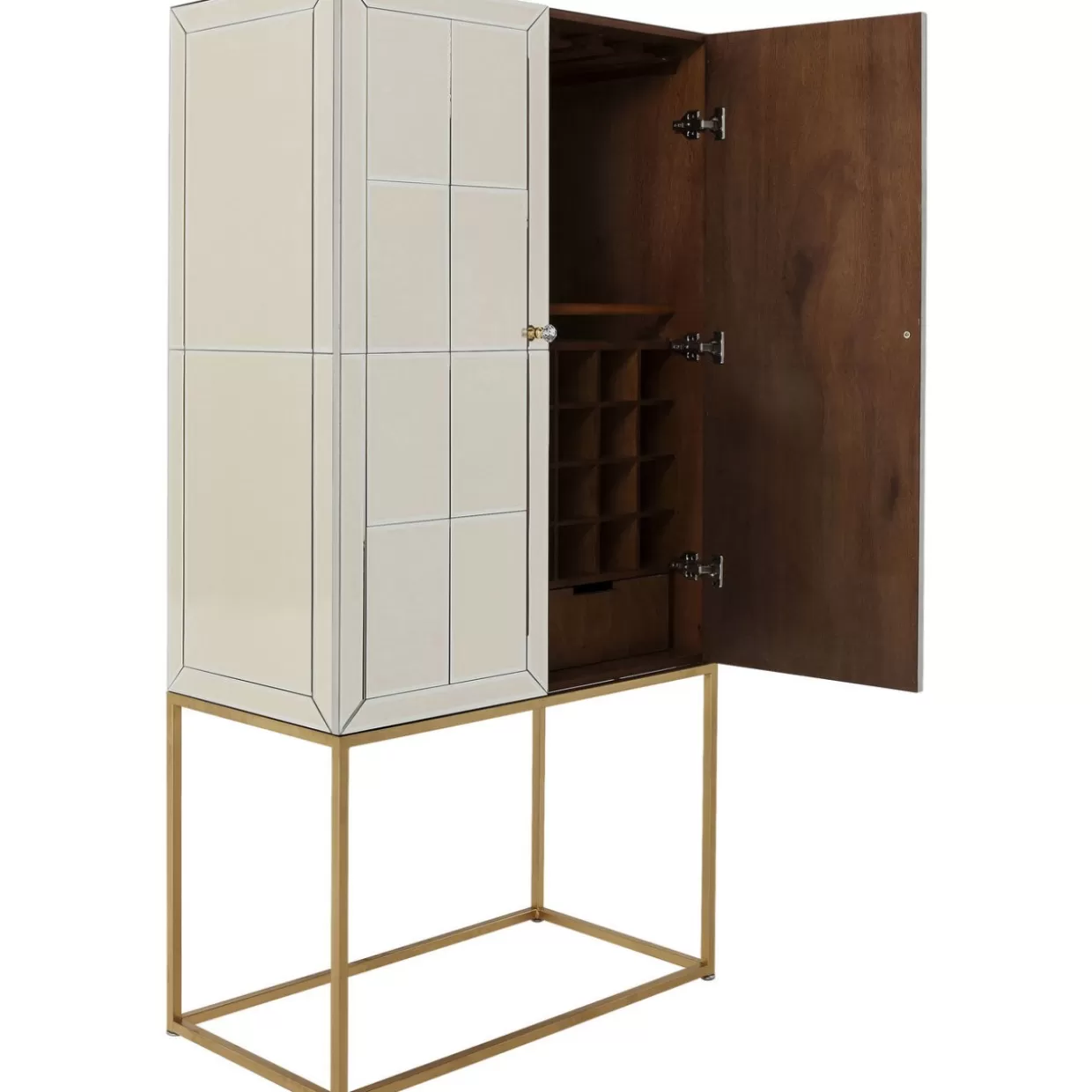 KARE Design Bar - Credenza Elegante in Tonalità Champagne con Rifiniture di Lusso