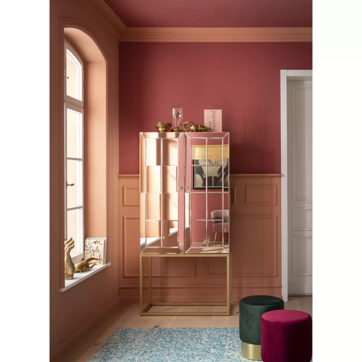 KARE Design Bar - Credenza Elegante in Tonalità Champagne con Rifiniture di Lusso