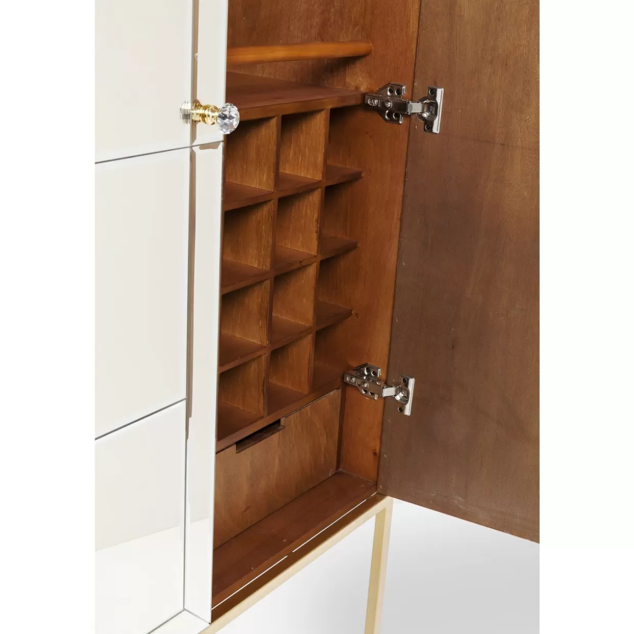 KARE Design Bar - Credenza Elegante in Tonalità Champagne con Rifiniture di Lusso