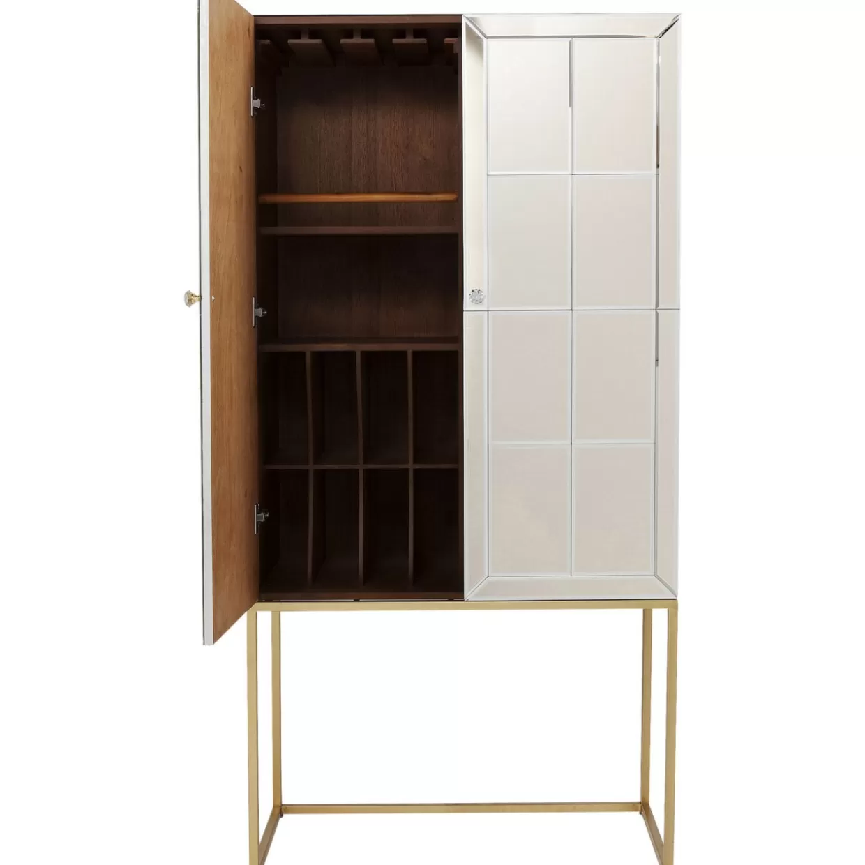 KARE Design Bar - Credenza Elegante in Tonalità Champagne con Rifiniture di Lusso