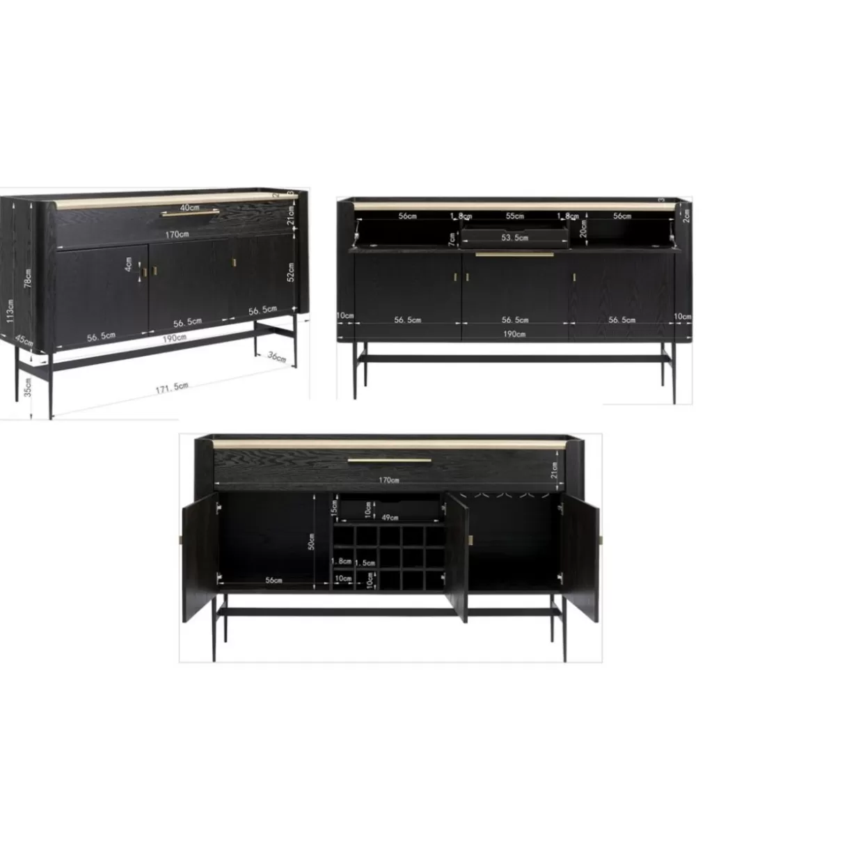 Credenza Bar Moderna KARE - Mobile Elegante 