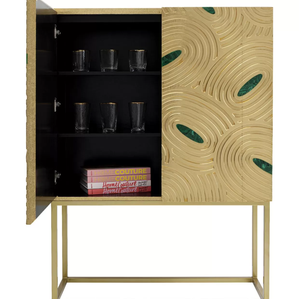 KARE Design - Credenza Bar Saragossa, Mobile Moderno con Design Elegante 100x140 cm