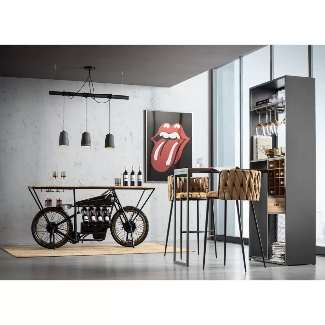 Armadio Bar KARE Vinoteca - Credenza Elegante con Design Contemporaneo per Vini e Liquori