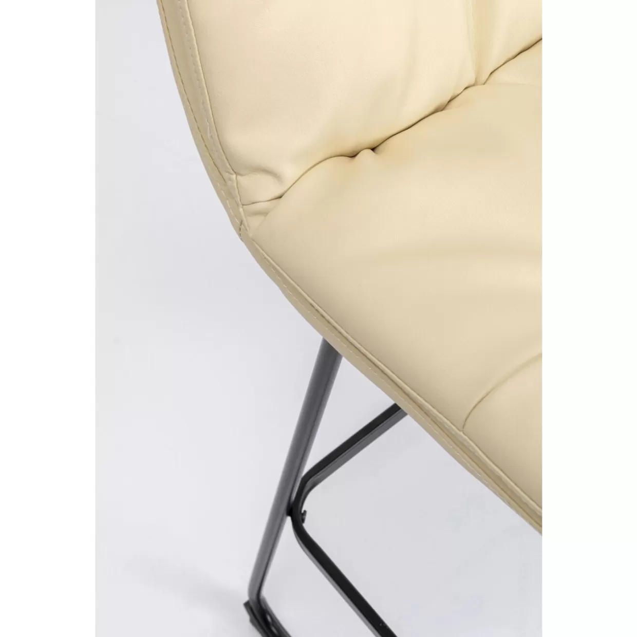 Sgabello bar Daria in crema 75cm - Panche moderne Design KARE per arredo contemporaneo