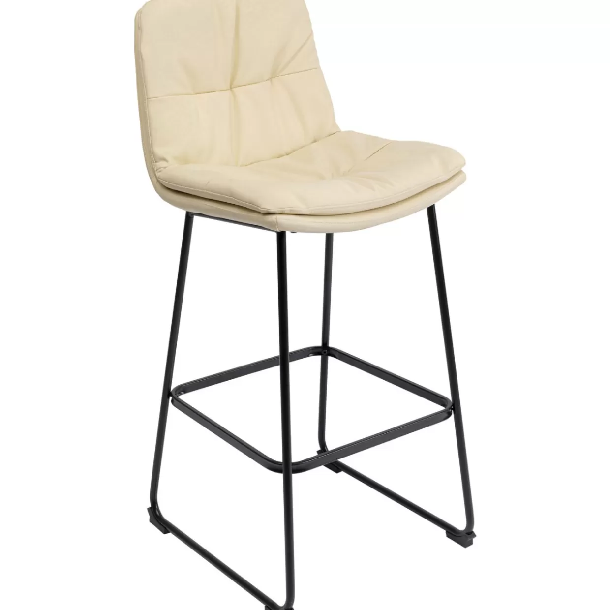 Sgabello bar Daria in crema 75cm - Panche moderne Design KARE per arredo contemporaneo