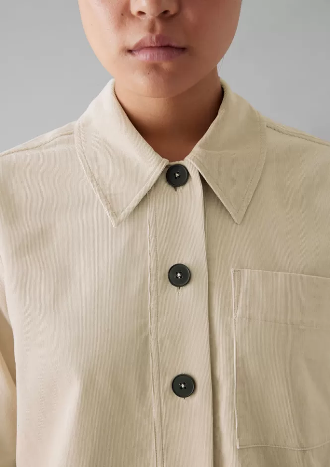 Shop Baya Patch Pocket Organic Cord Shirt Women Cord | Workwear