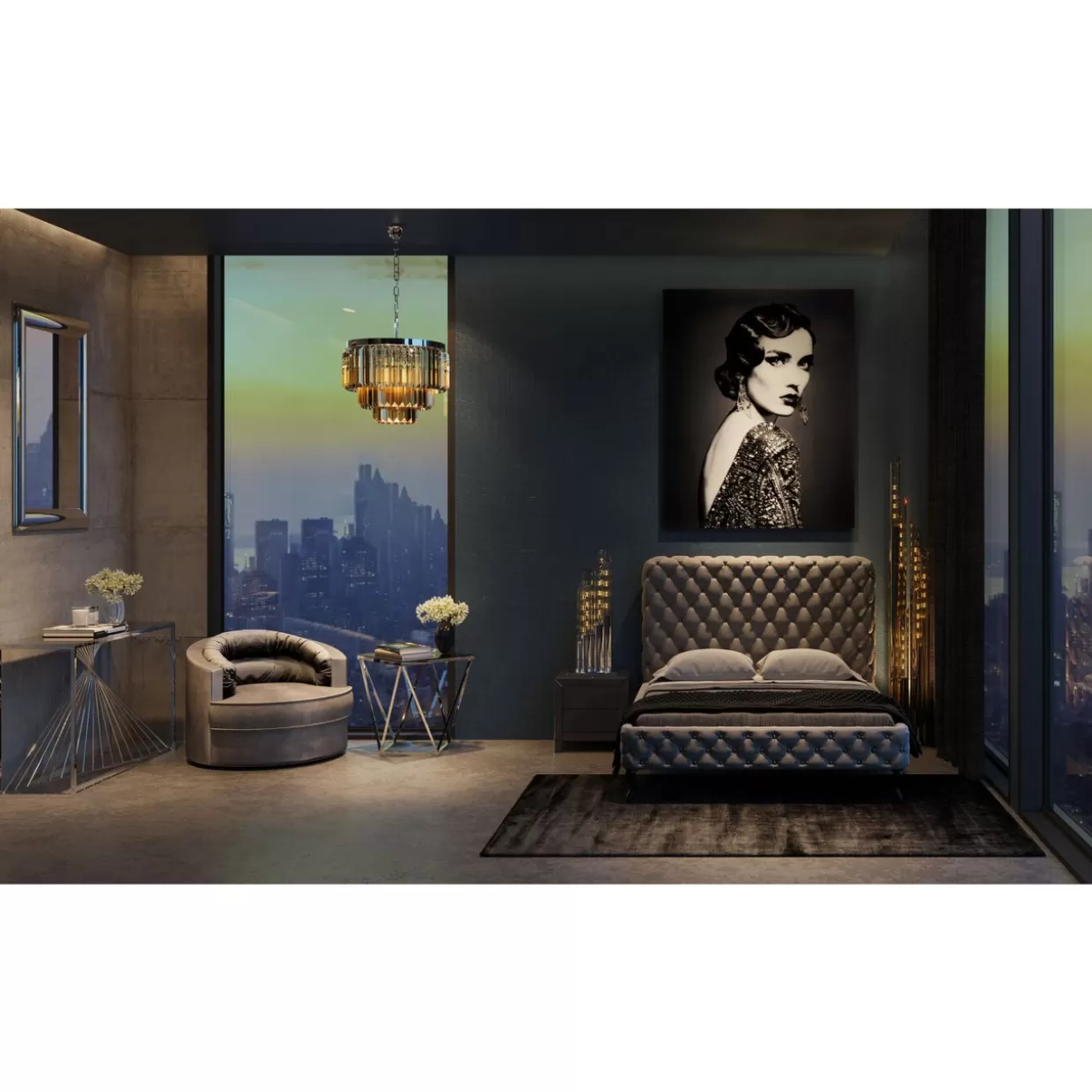Tavolino Decorativo Moderno Cristallo KARE Design - 50x50 cm, Stile Contemporaneo per Soggiorni Eleganti, Ideale per Arredamento con Rifiniture Trasparenti