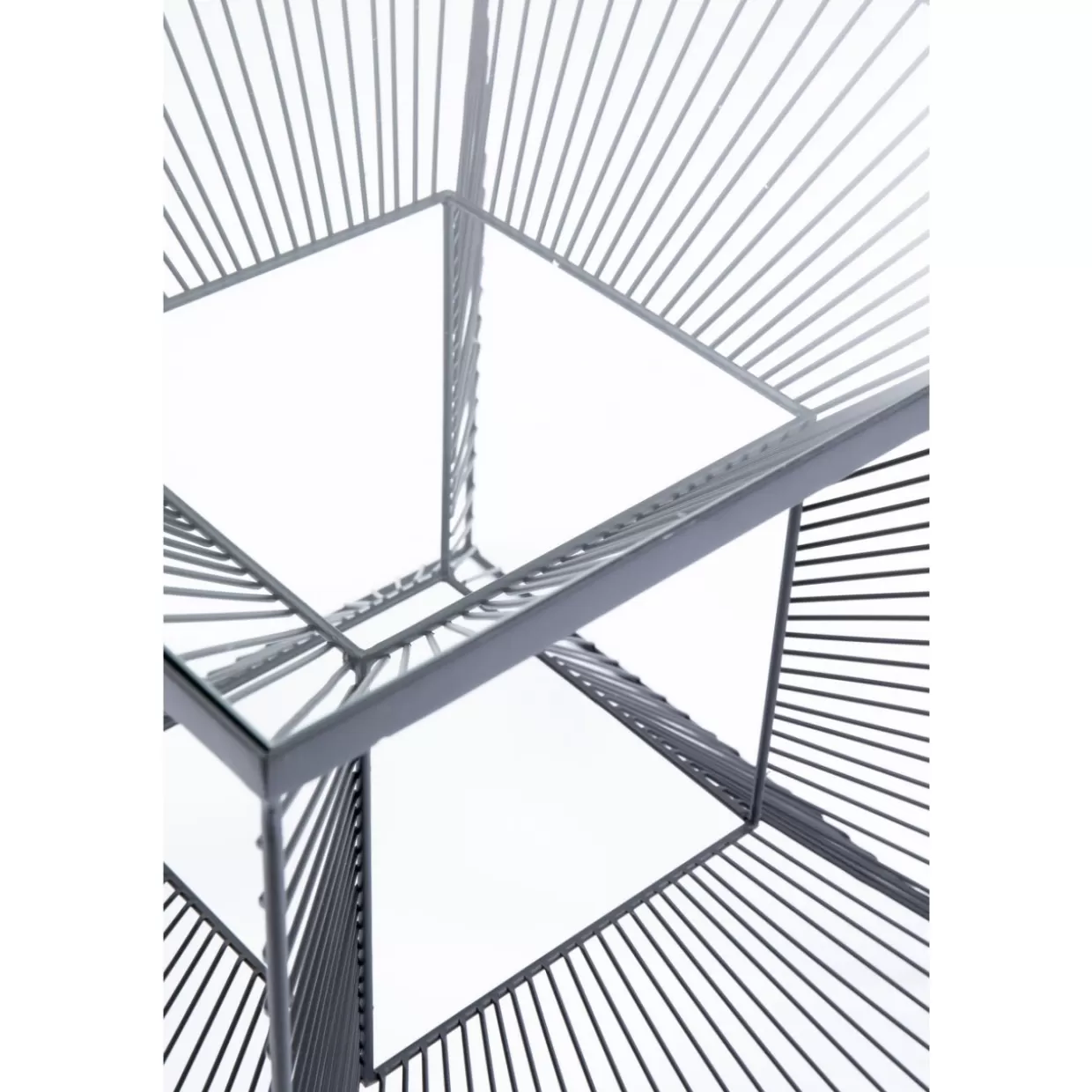 Tavolino Design Elegante KARE - Complemento d'Arredo Quadrato 45x45 cm per Soggiorno Moderno