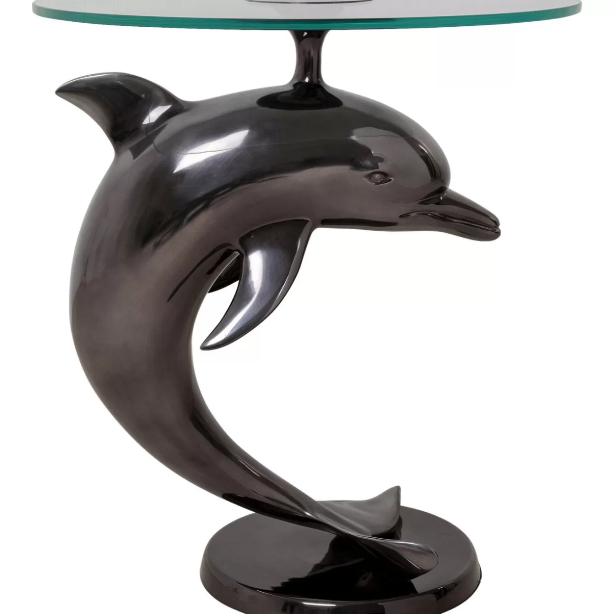 Tavolino Dolphin by KARE Design: Design Moderno con Funzionalità - Altezza 55cm per Arredamento Sofisticato