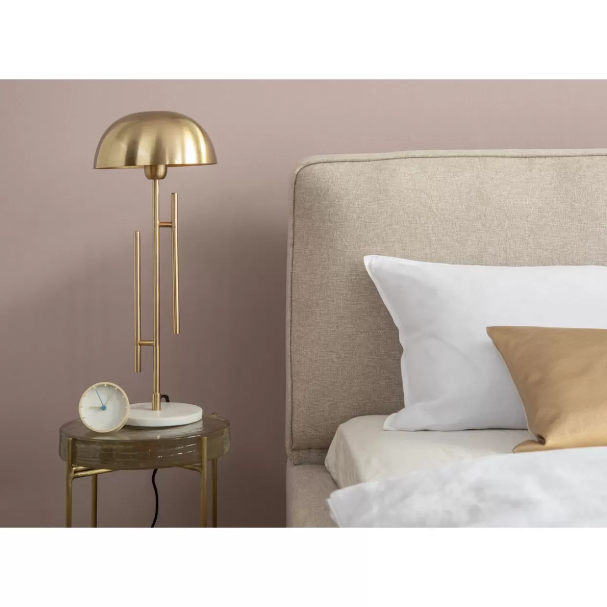 Design KARE · Tavolino Contemporaneo Ice Duale Ø30 cm con Effetto Cristallo - Complemento d'Arredo Moderno per Soggiorno