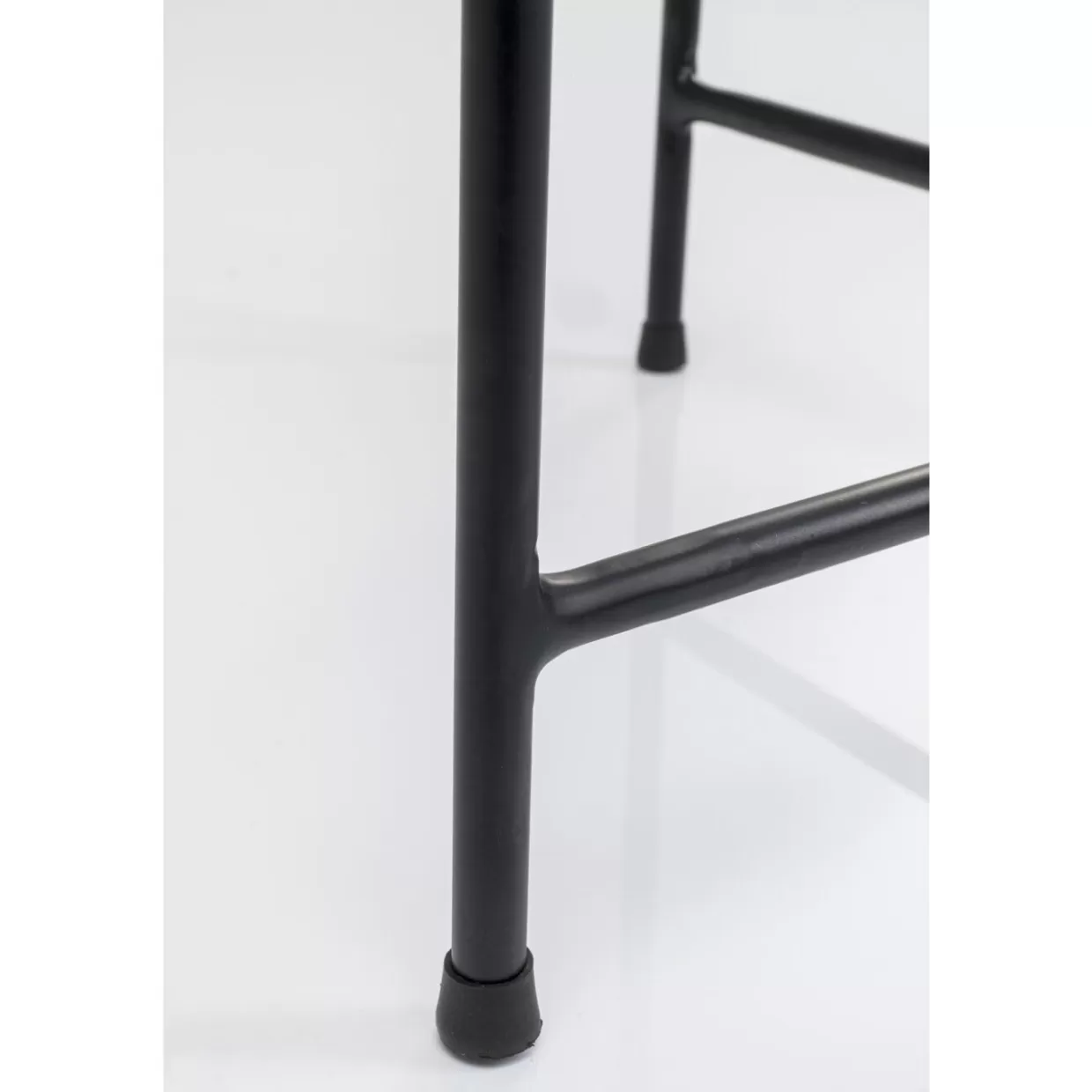 Tavolino Design KARE Nero Ghiaccio - Complemento d'Arredo Moderno con Diametro 40cm per Soggiorno Contemporaneo