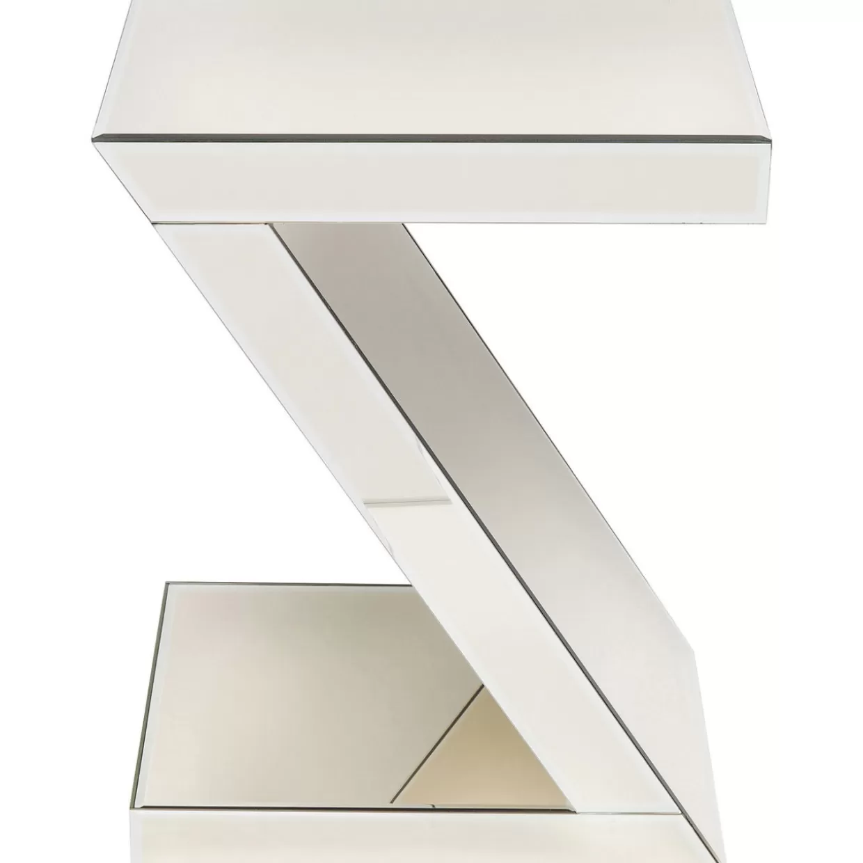 Tavolini d'Appoggio di Lusso KARE Design - Stile Z con Finitura Champagne Elegante