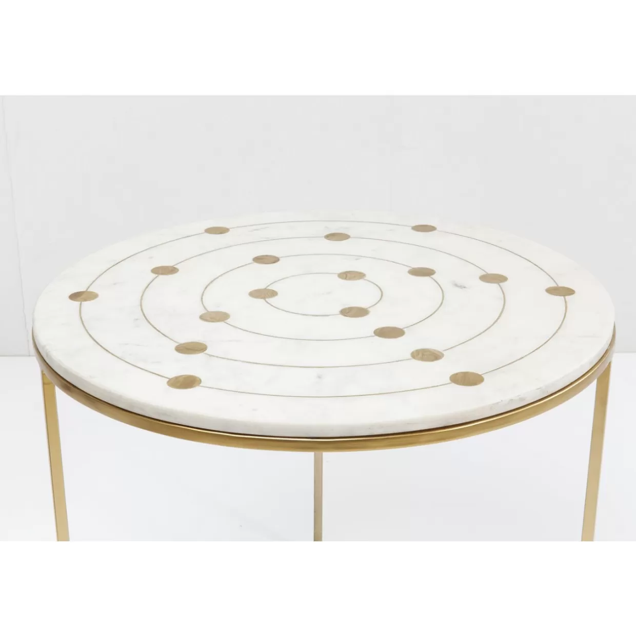 Tavolini Contemporanei Mystic Rotondo - Set da 2 con Design Elegante, Diametro 61 cm - KARE Collection