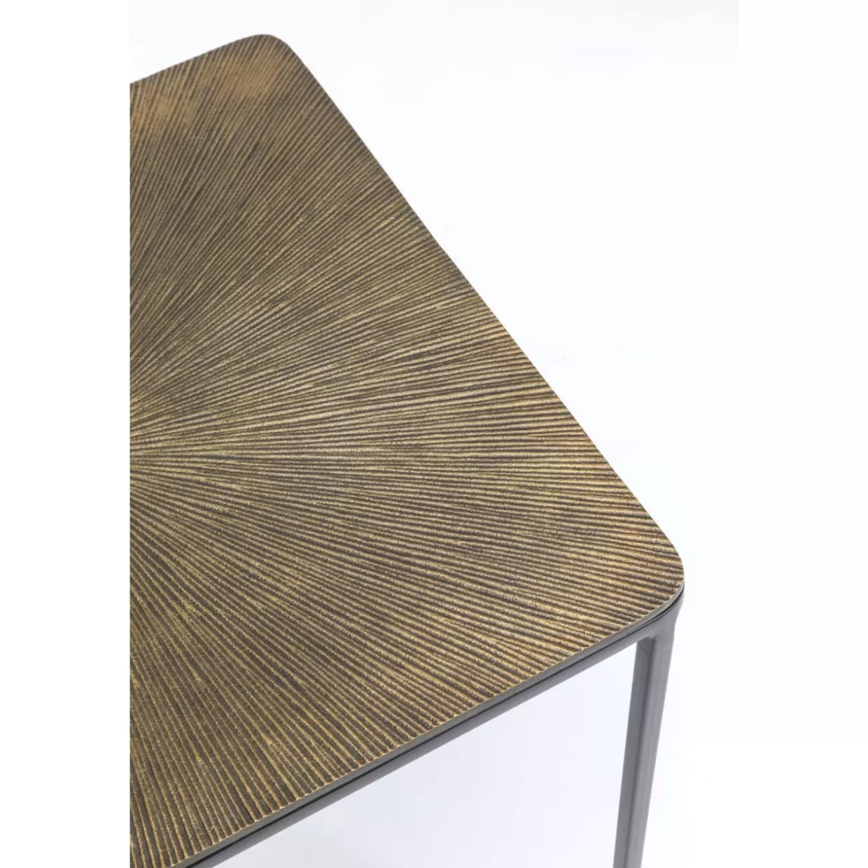 Design KARE - Set da 3 Tavolini Ray Quadrati con Stile Contemporaneo per Soggiorni Funzionali