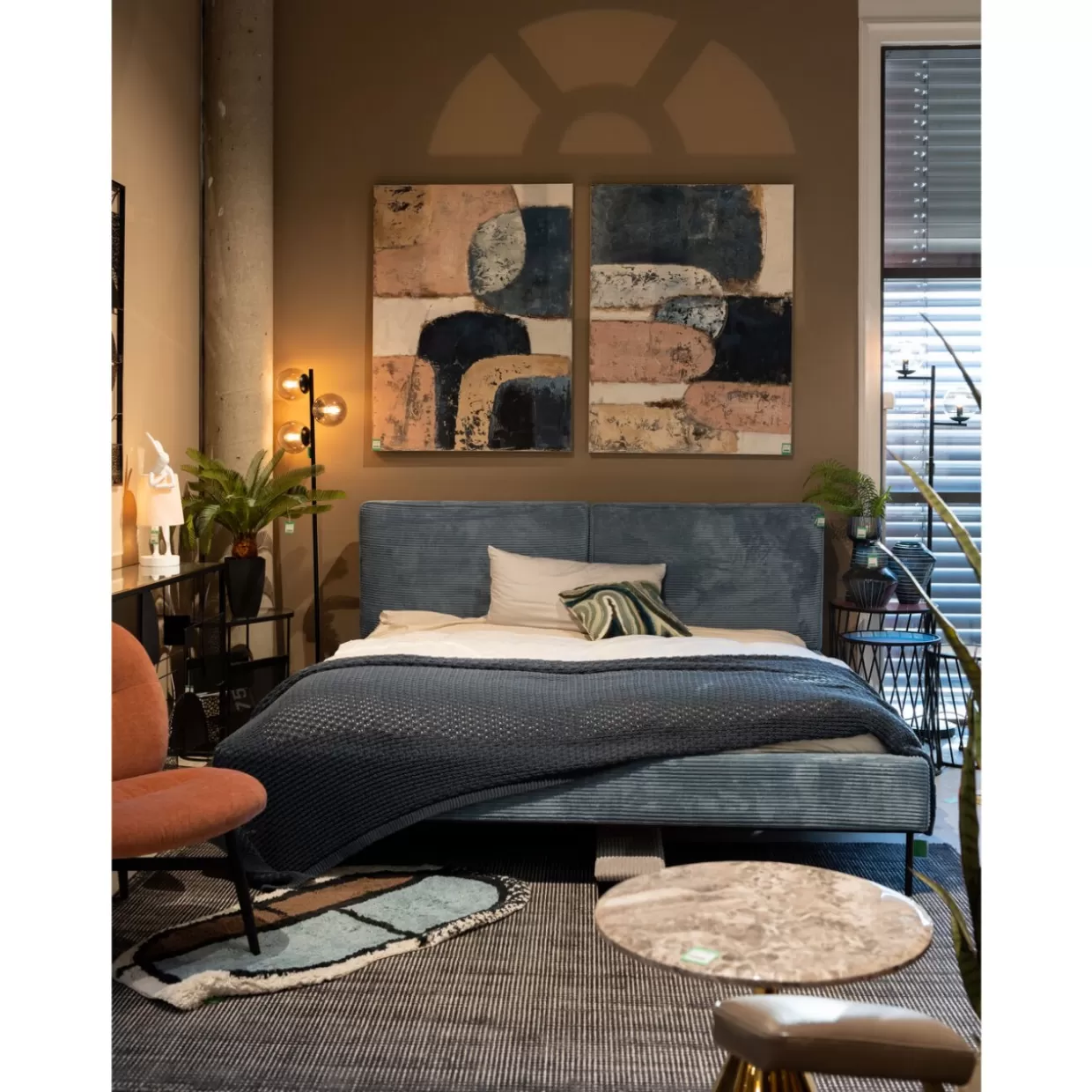 Tavolino Decorativo Rita in Oro Lucido – Design Esclusivo da KARE, Diametro 50 cm