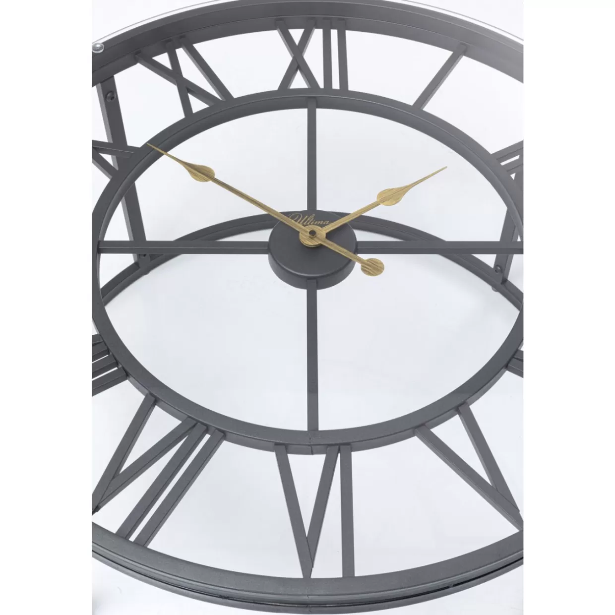 Tavolino moderno Roman in nero opaco KARE Design - Diametro 76 cm per soggiorno elegante