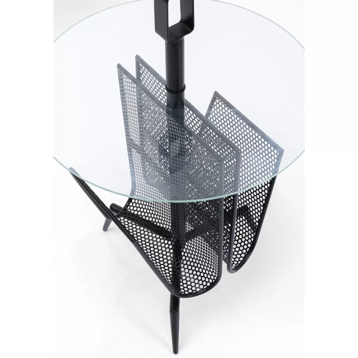 Tavolino design KARE | Complemento moderno Tira con base Ø45cm per ambienti raffinati