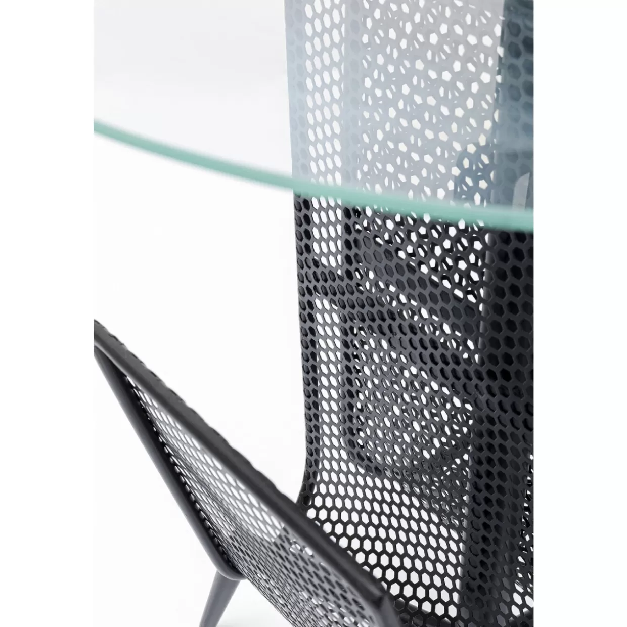 Tavolino design KARE | Complemento moderno Tira con base Ø45cm per ambienti raffinati