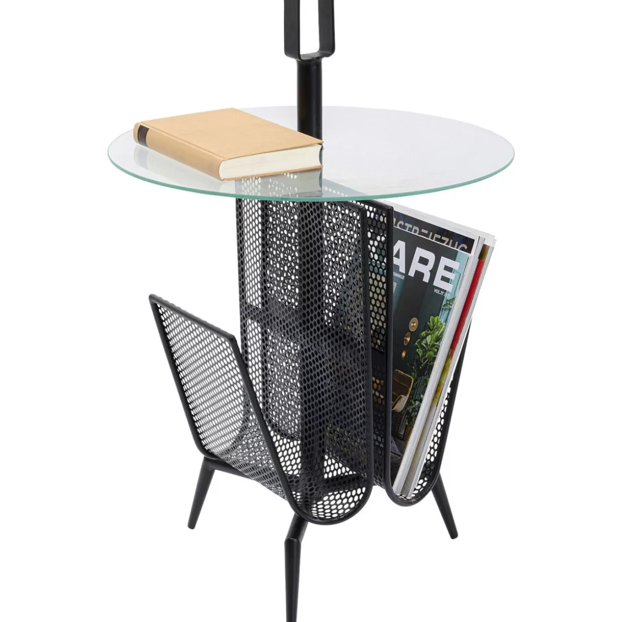 Tavolino design KARE | Complemento moderno Tira con base Ø45cm per ambienti raffinati