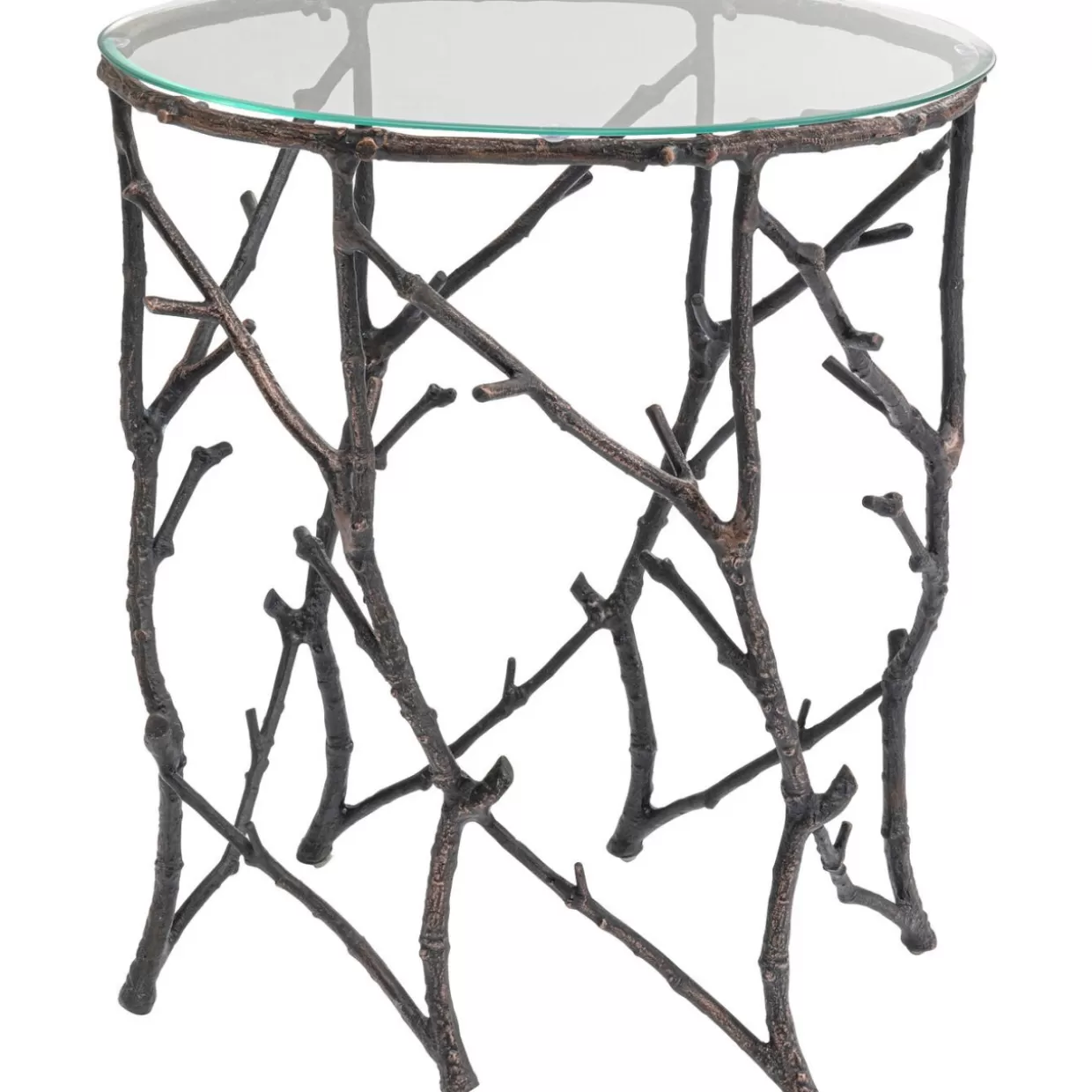 Tavolino Elegante con Design a Ramo Naturale Ø44cm - Stile Moderno da Collezione KARE