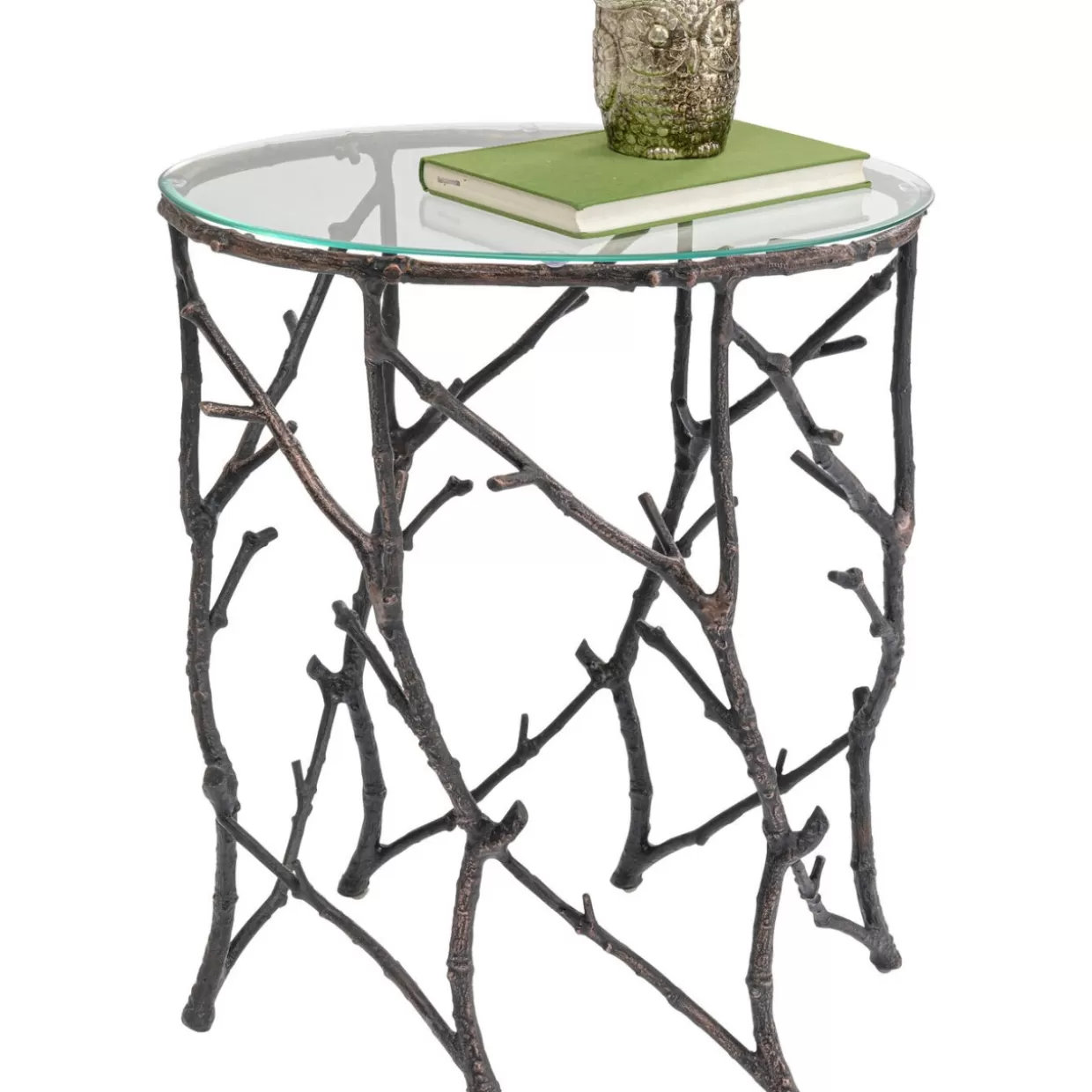 Tavolino Elegante con Design a Ramo Naturale Ø44cm - Stile Moderno da Collezione KARE