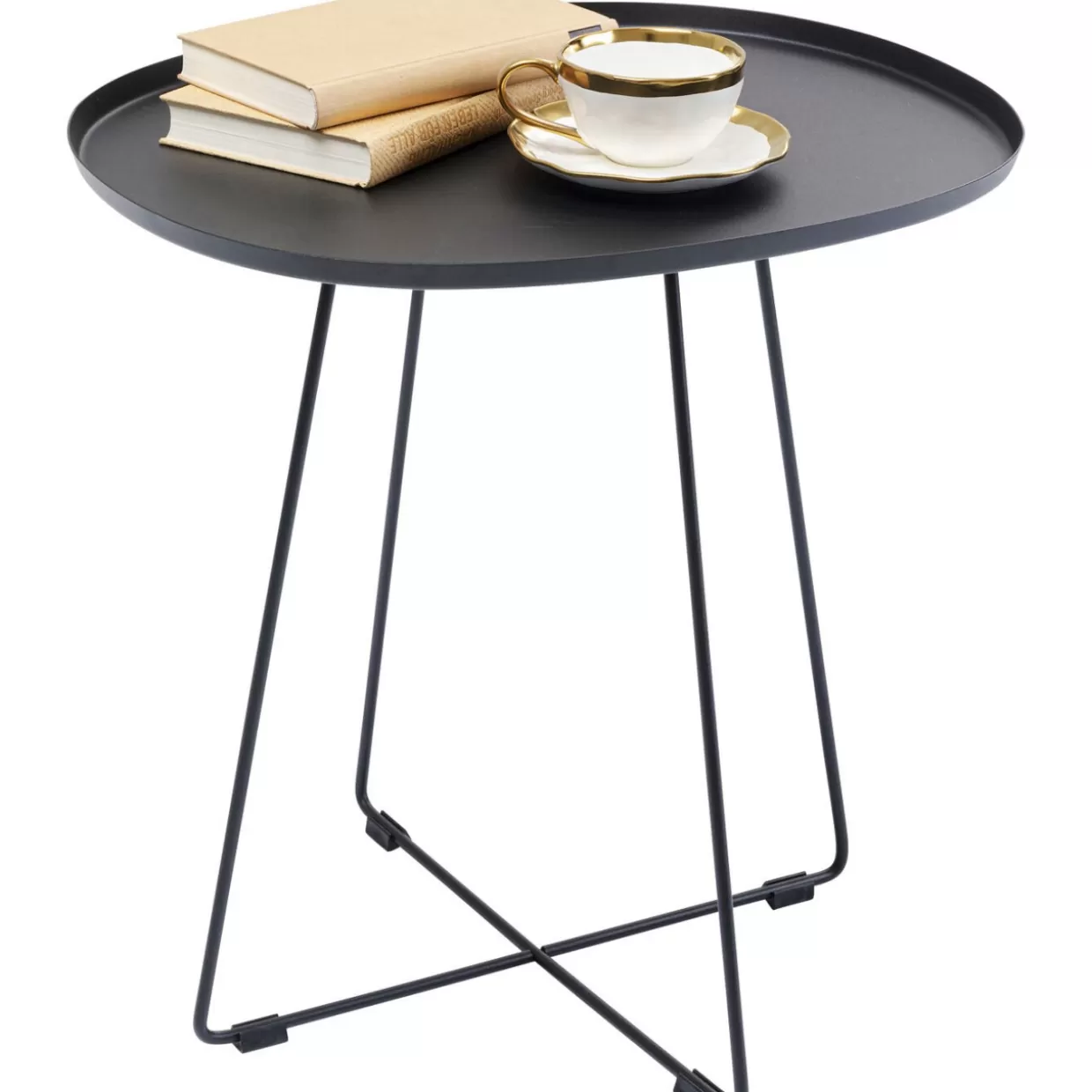 Tavolino da Esterno Torino Nero - Arredamento Giardino Moderno di KARE Design