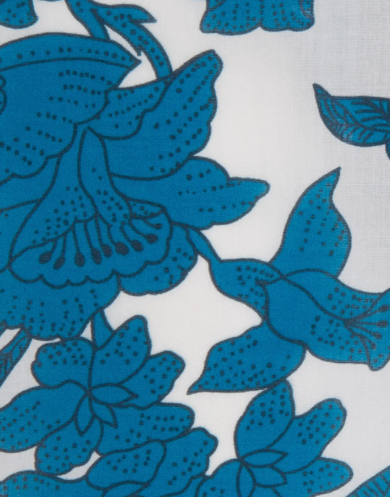 Abito Estivo Bellini in Voile di Cotone - Tonalità Blu Giglio, Collezione Esclusiva Double-J