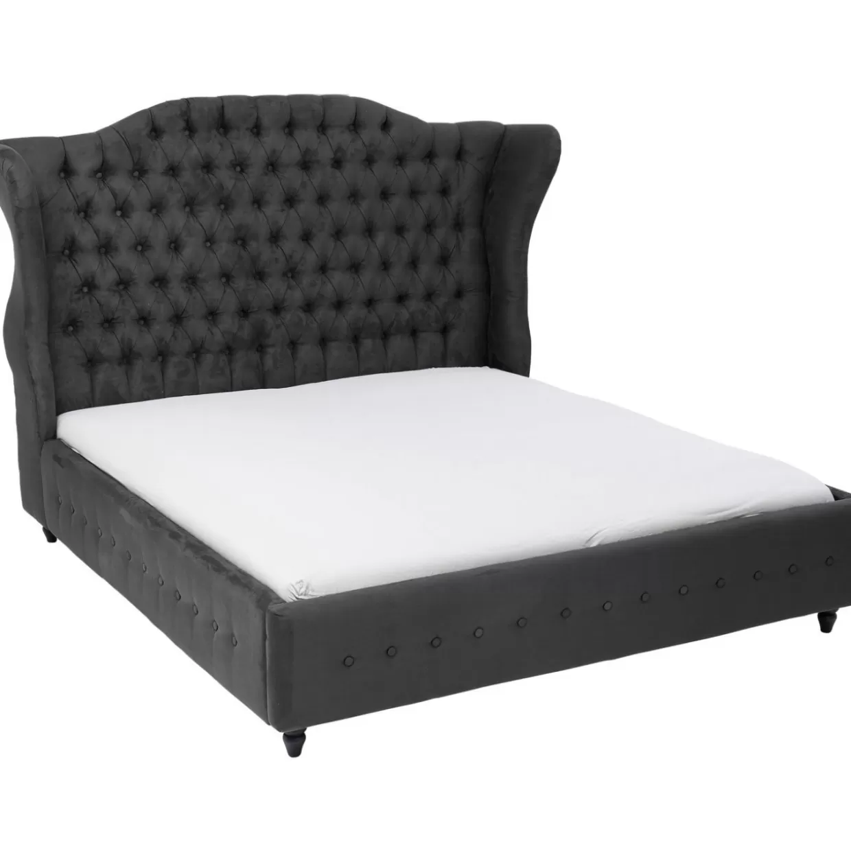 Letto Moderno City Spirit in Tonalità Grafite - KARE Design, Dimensioni 180x200 cm per Massimo Comfort