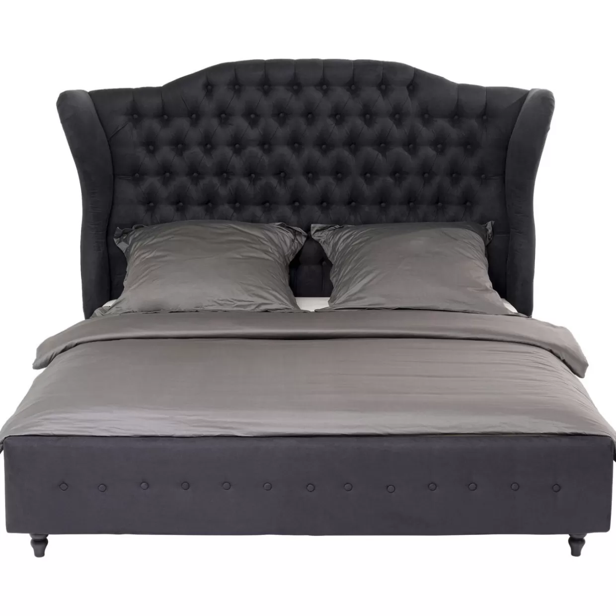Letto Moderno City Spirit in Tonalità Grafite - KARE Design, Dimensioni 180x200 cm per Massimo Comfort