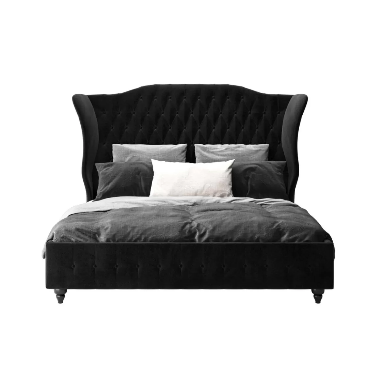 Letto Moderno City Spirit in Tonalità Grafite - KARE Design, Dimensioni 180x200 cm per Massimo Comfort