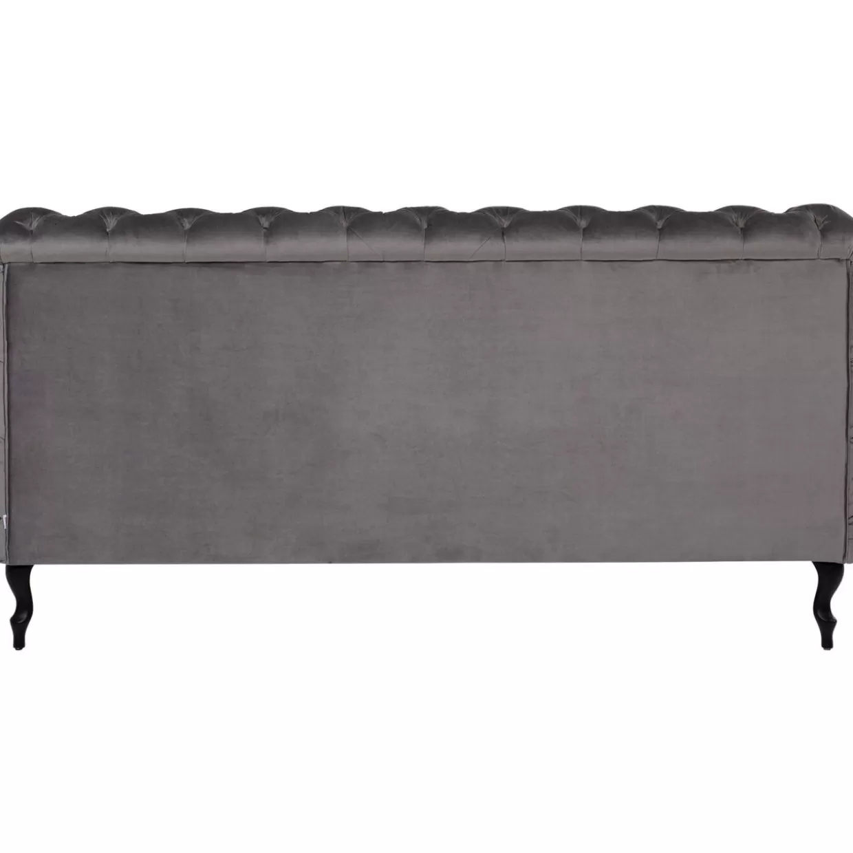Letto Desire in Velluto Grigio Argento 160x200 - Design Moderno KARE con Testiera Imbottita