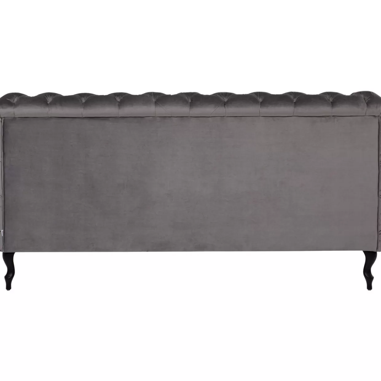KARE Design - Letto Matrimoniale Desire in Velluto Grigio Luna, 180x200 cm