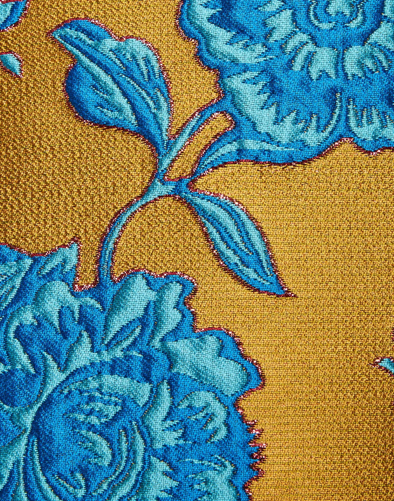 Giacca Elegante con Ricami Bijoux Turchese - Trama Jacquard di Lusso by La DoubleJ