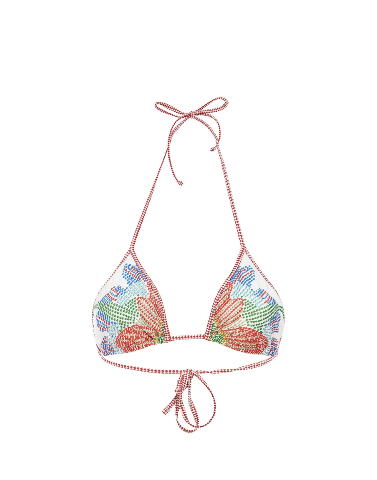 Saldi Flash | Reggiseno Bikino La DoubleJ - Bianco Avorio in Tessuto Lycra con Stampa Grenadilla
