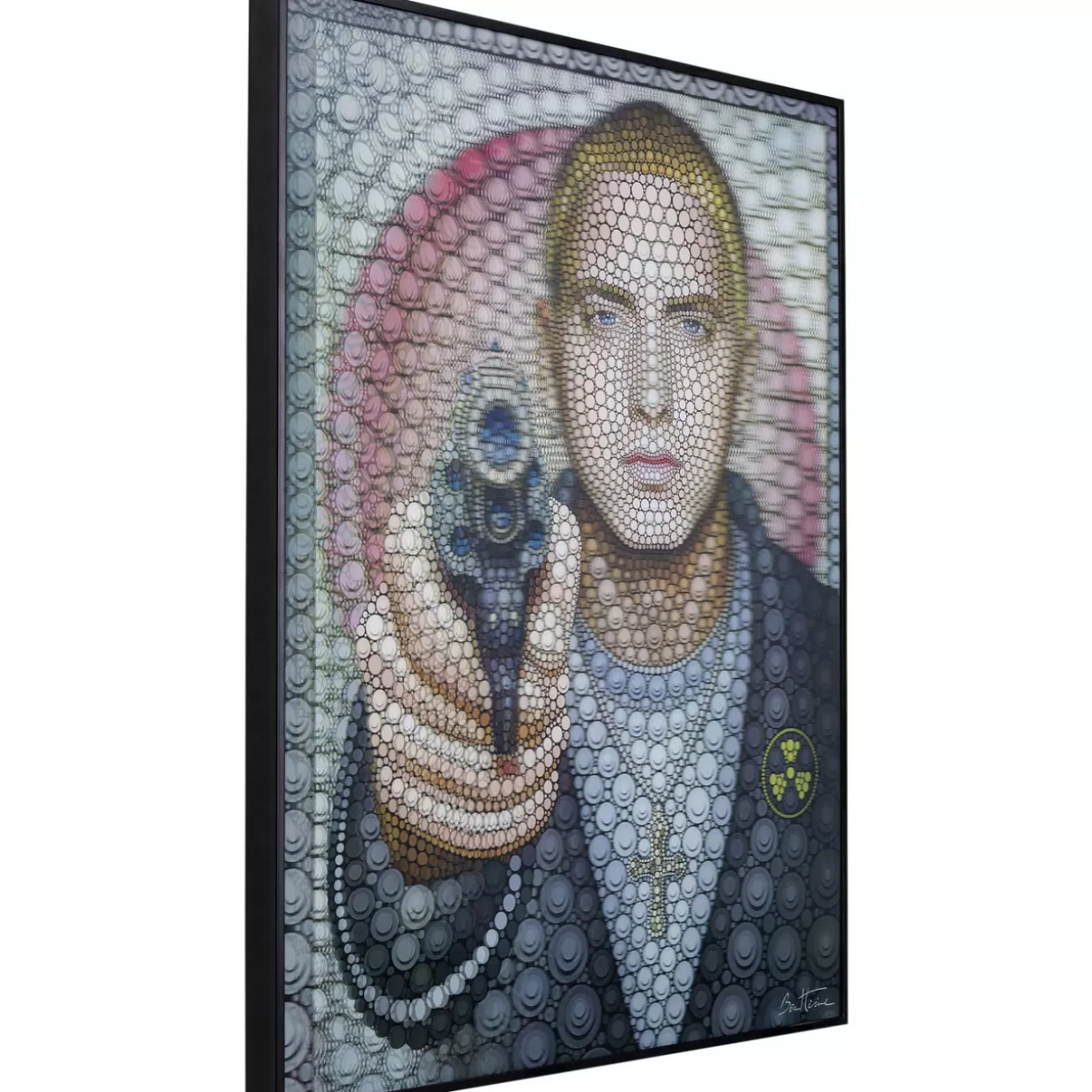 Cornice Artistica KARE Design - Poster 3D Stile Hip Hop con Formato 70x57 cm per Arredi Urbani