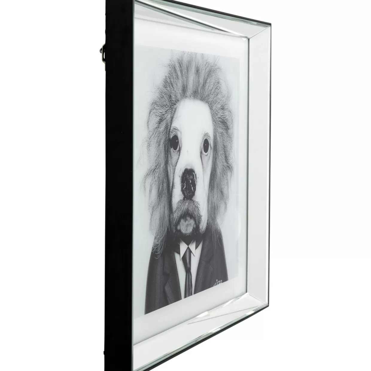 Specchio Decorativo con Cornice Smart Dog 60x60 cm - Quadri Moderni by KARE Design