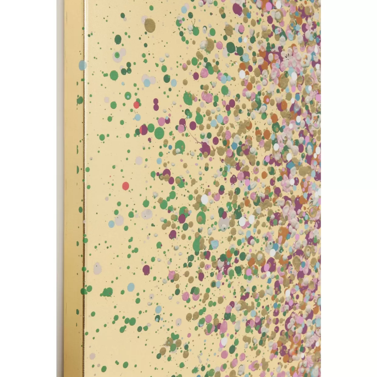 Quadro Decorativo KARE Design - Nave dei Fiori Delicata in Tonalità Oro Rosa, Dimensioni 100x80 cm per Arredamento Moderno