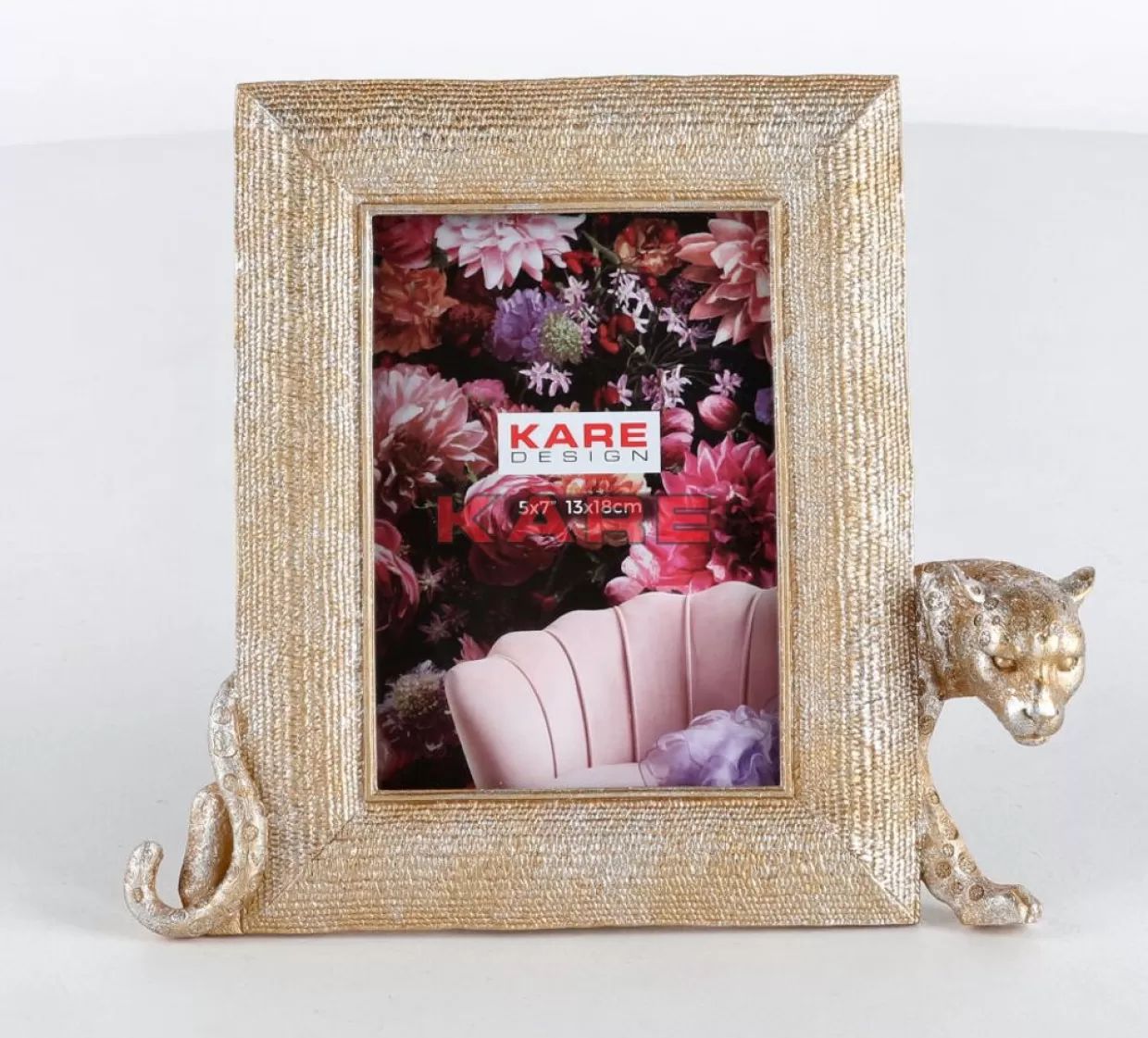 Cornice leopardata KARE Design 28x25 cm - Decorazione originale per regali raffinati 

(：、、，