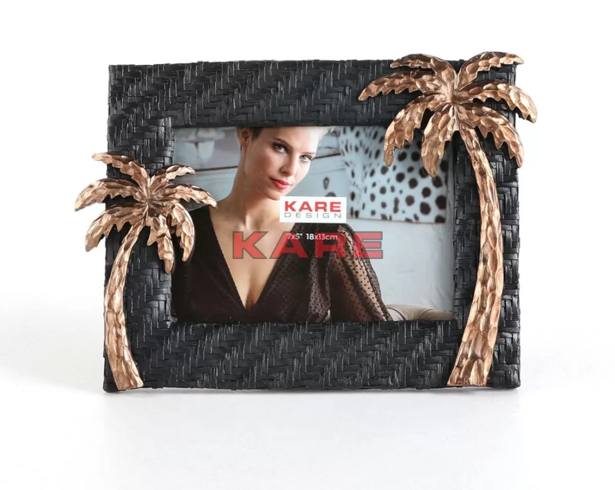 Cornice Elegante Palm Beach per Foto 26x19 cm - Design Moderno per Regali e Arredamento by KARE 

（：，