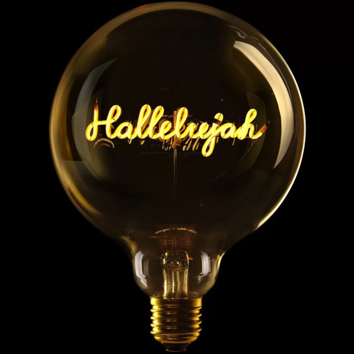 KARE Design Lampadina Decorativa Hallelujah - Illuminazione d'Ambiente con Stile Unico 

(：，