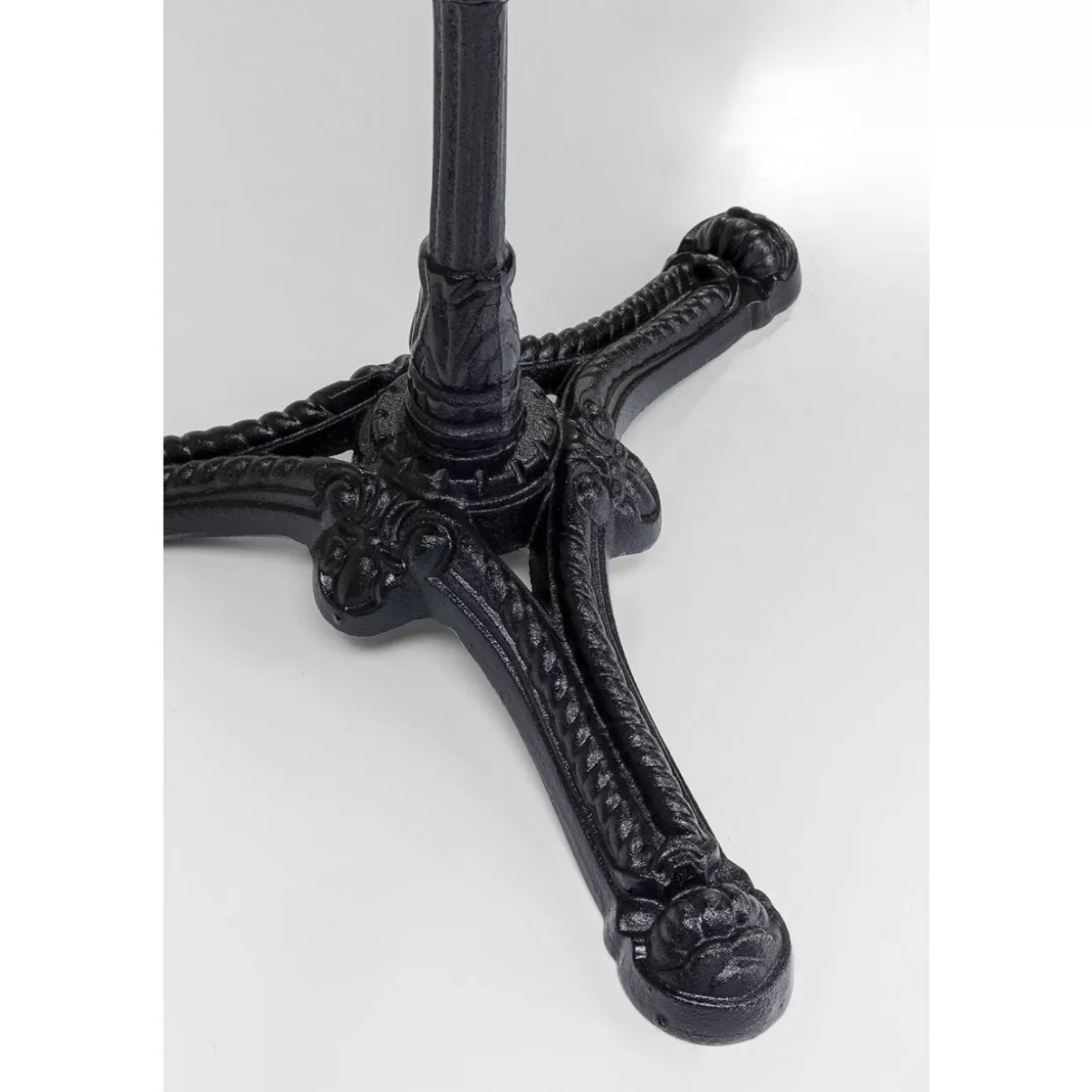 Tavolo Quadrato Design KARE per Bistrot - Struttura Moderna in Nero Opaco 60x60 cm, Ideale per Caffetterie e Arredi Contemporanei