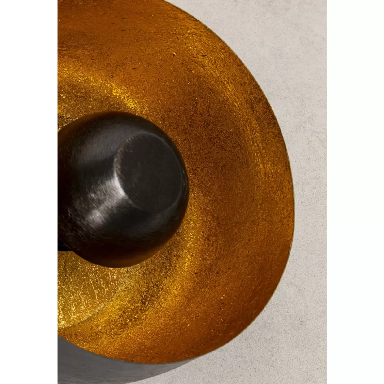 Lampada da Terra Moderna Apollon Smooth Nero - Design Elegante KARE, Ø28 cm per Interni