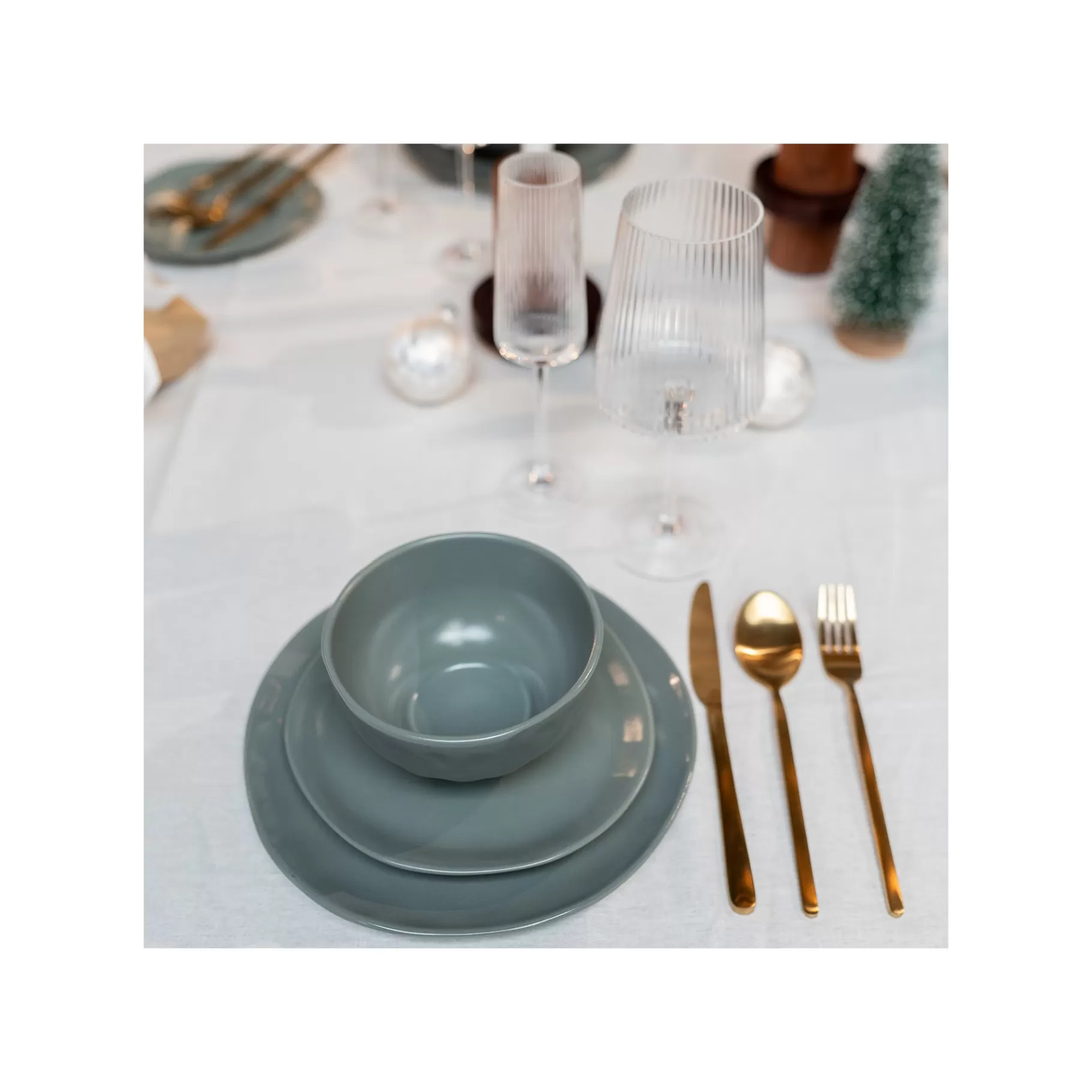 Best Sale Bols Organic Sauge 15cm Set De 4   Vaisselle